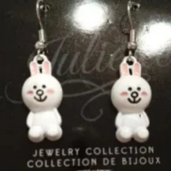 Cony Rabbit 🐰 earrings - Picture 2 of 3